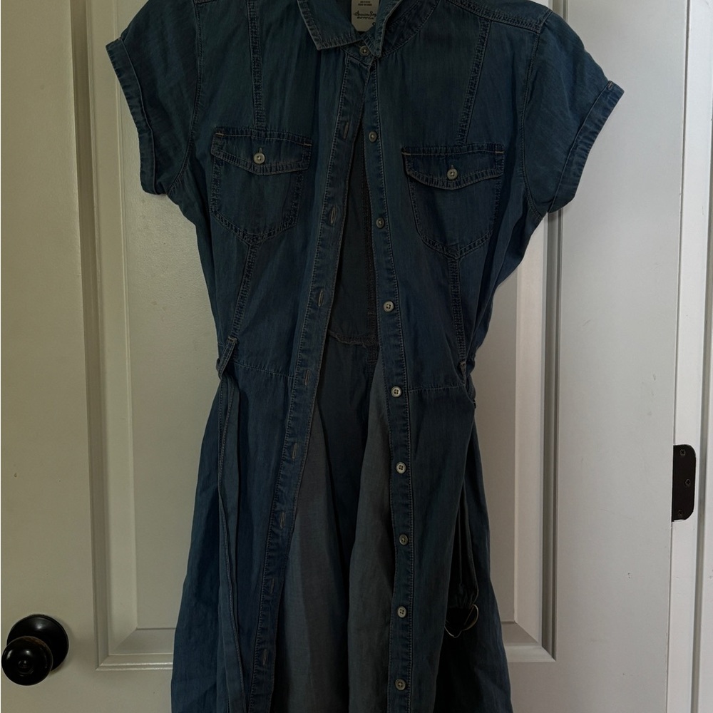 American Rag Blue Denim Dress